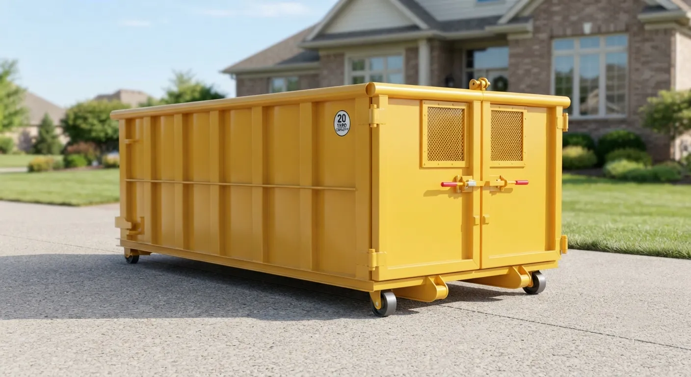 10 yard dumpster rental from our Santa Clara fleet