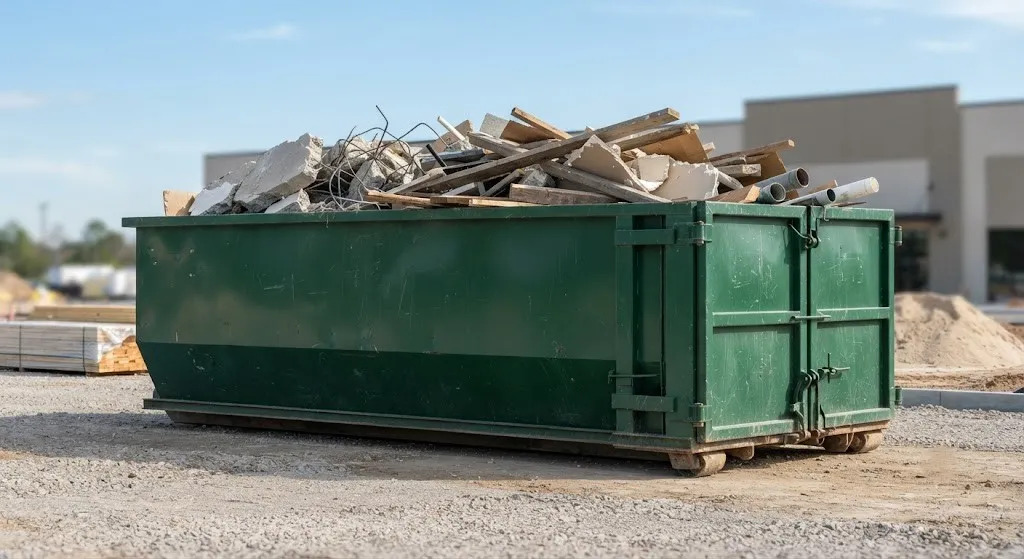 30 yard dumpster rental from our Santa Clara fleet
